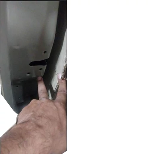 مجموعه درب جلو چپ با لولا کوئیک شرکتی اصلی